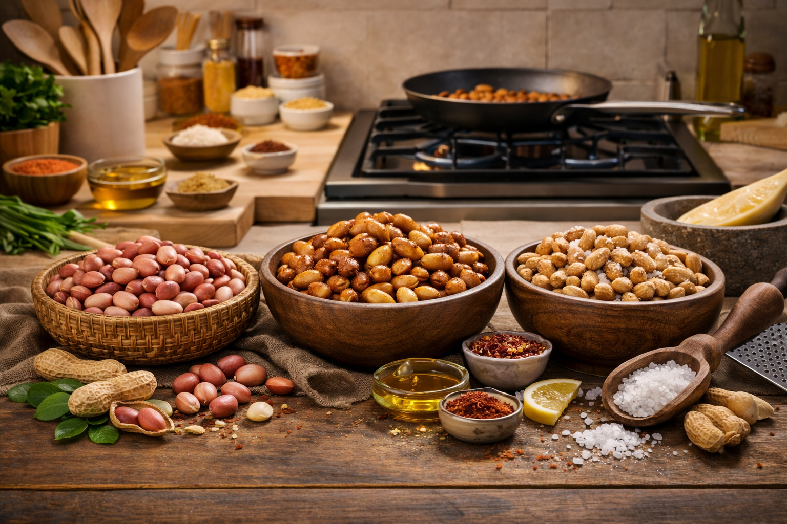 Erdnüsse Zubereitung